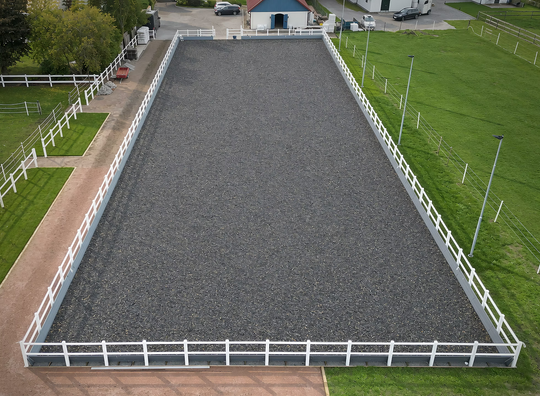 Riding arena fence EquiFence 2 rails complete with gate