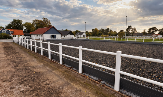 Riding arena fence EquiFence 2 rails complete with gate
